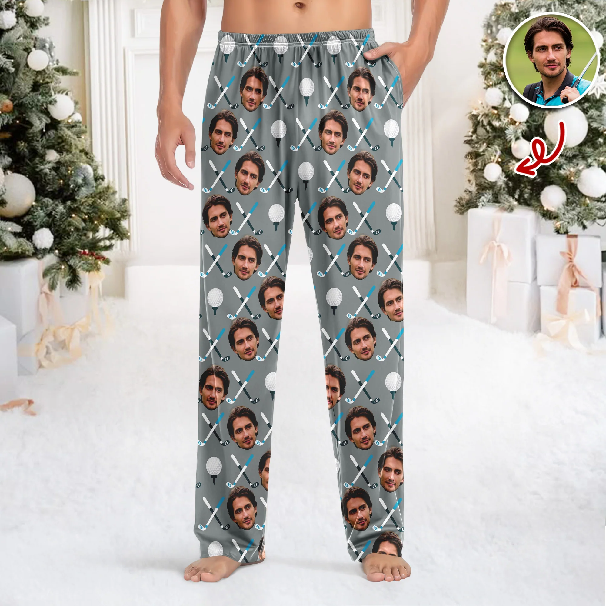 Custom Face Personalized Golf Sweatpants Gift For Golfer, Golf Lovers HA75 898560 - Image 10