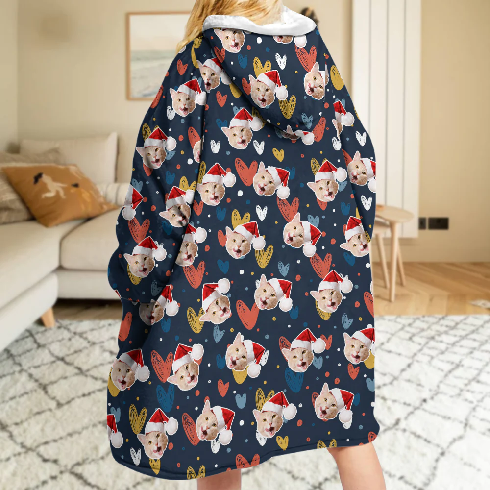Custom Face Photo Dog Cat Hoodie Blanket For Dog Cat Lovers HA75 898282 - Image 8