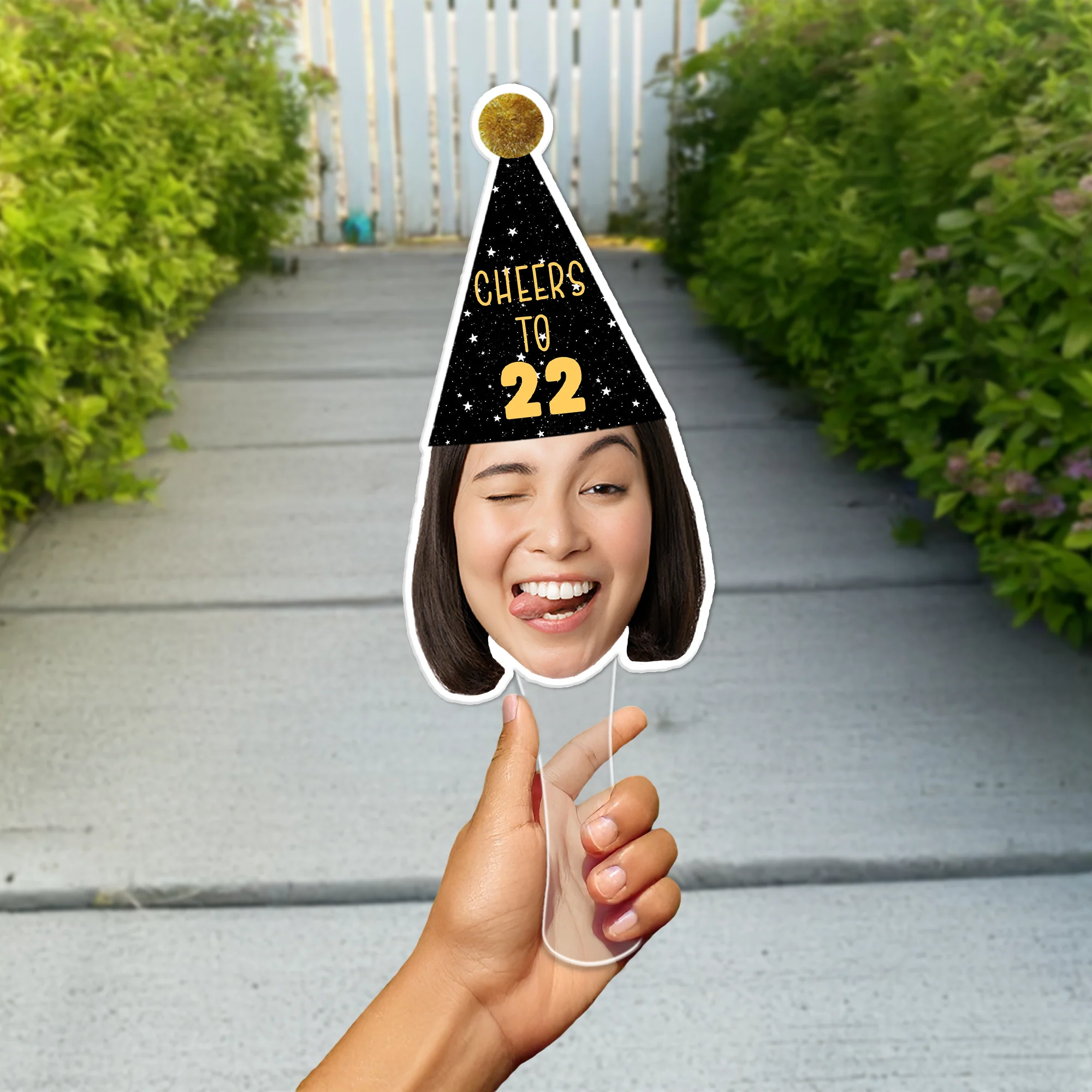 Custom Face Photo Fans Personalised Birthday Gift Party Decor HO82 893880 - Image 5