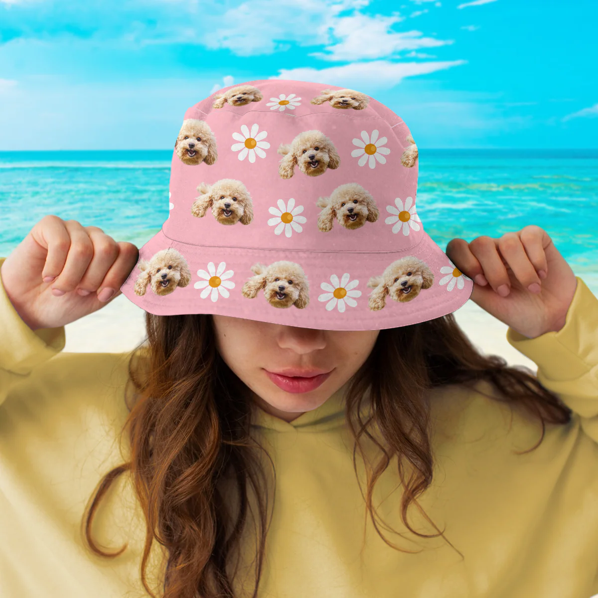 Custom Face Photo With Icon Bucket Hat HA75 892598 - Image 3