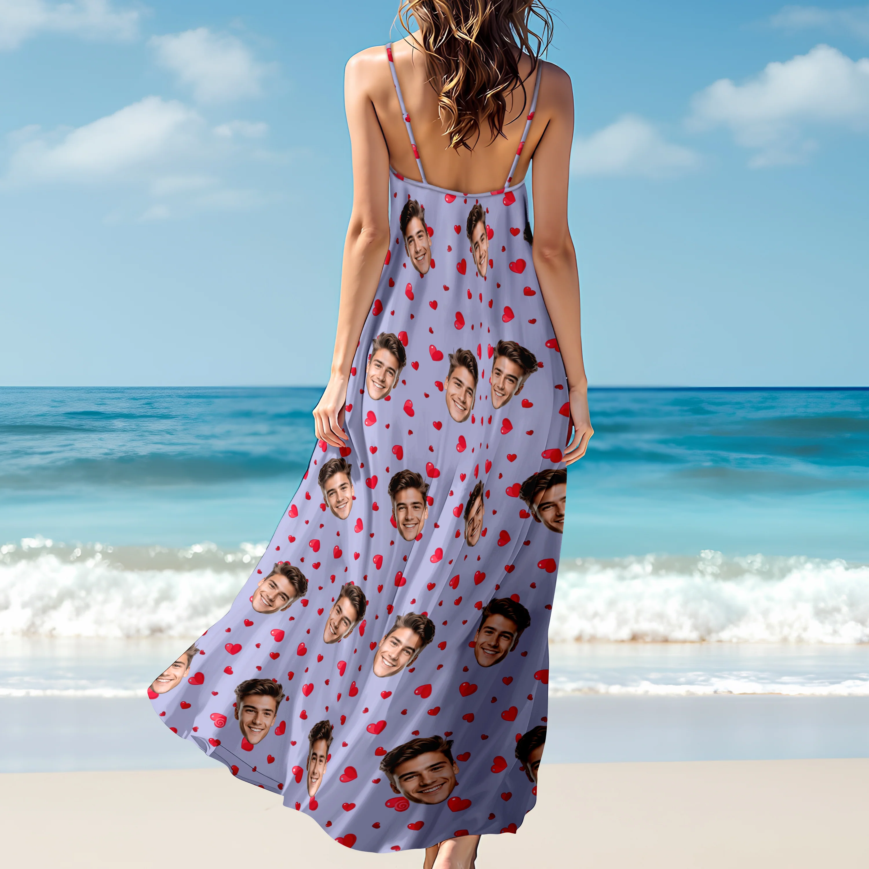 Custom Face Summer With Icon Maxi Dress TH10 892733 - Image 5