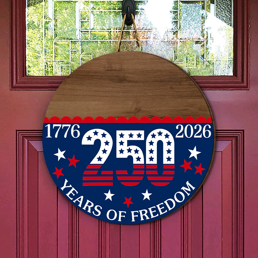 Custom Family Name 1776-2026 250 Years Of Freedom Doorsign HO82 902800 - Image 7