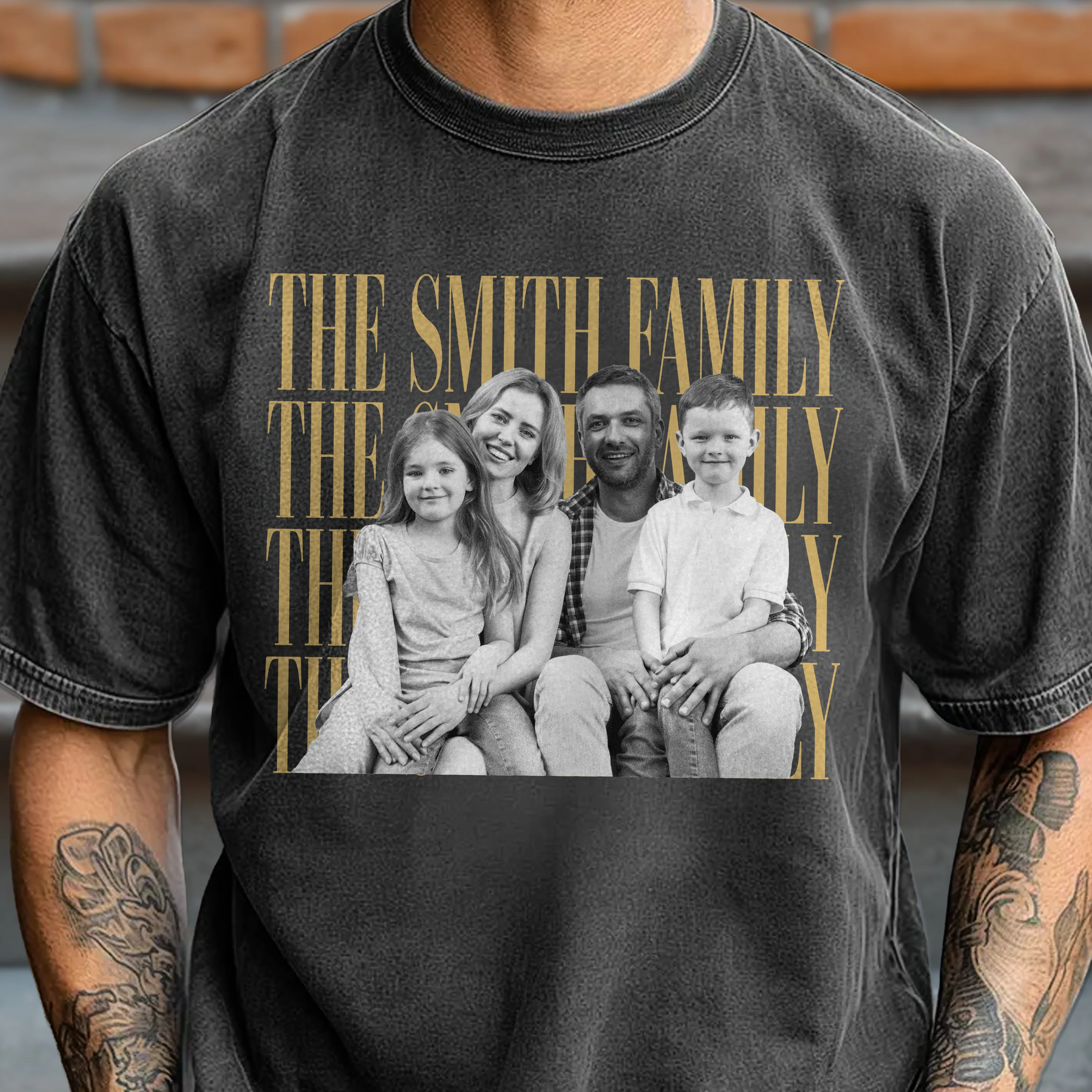 Custom Family Photo Comfort Shirt Family Celebration Gift TH10 170073 - Image 4
