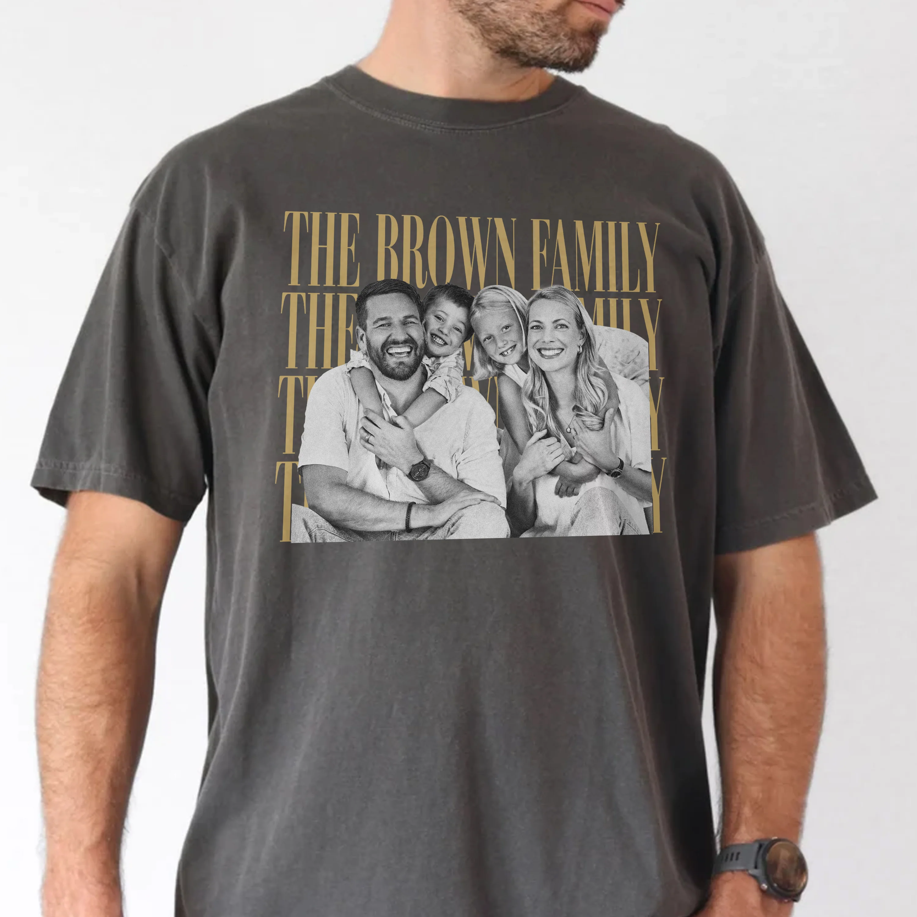 Custom Family Photo Comfort Shirt Family Celebration Gift TH10 170073 - Image 5