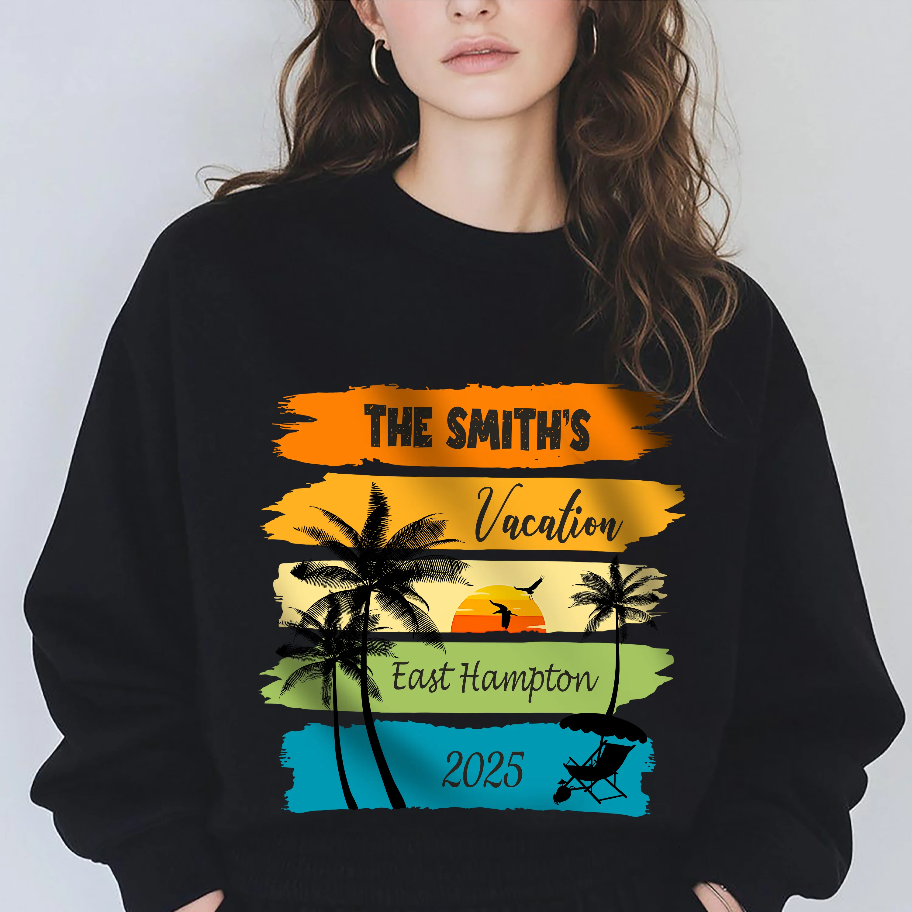 Custom Family Vacation Shirts 2025 – Personalized Family Trip Dark Shirts LM32 893817 - Image 4