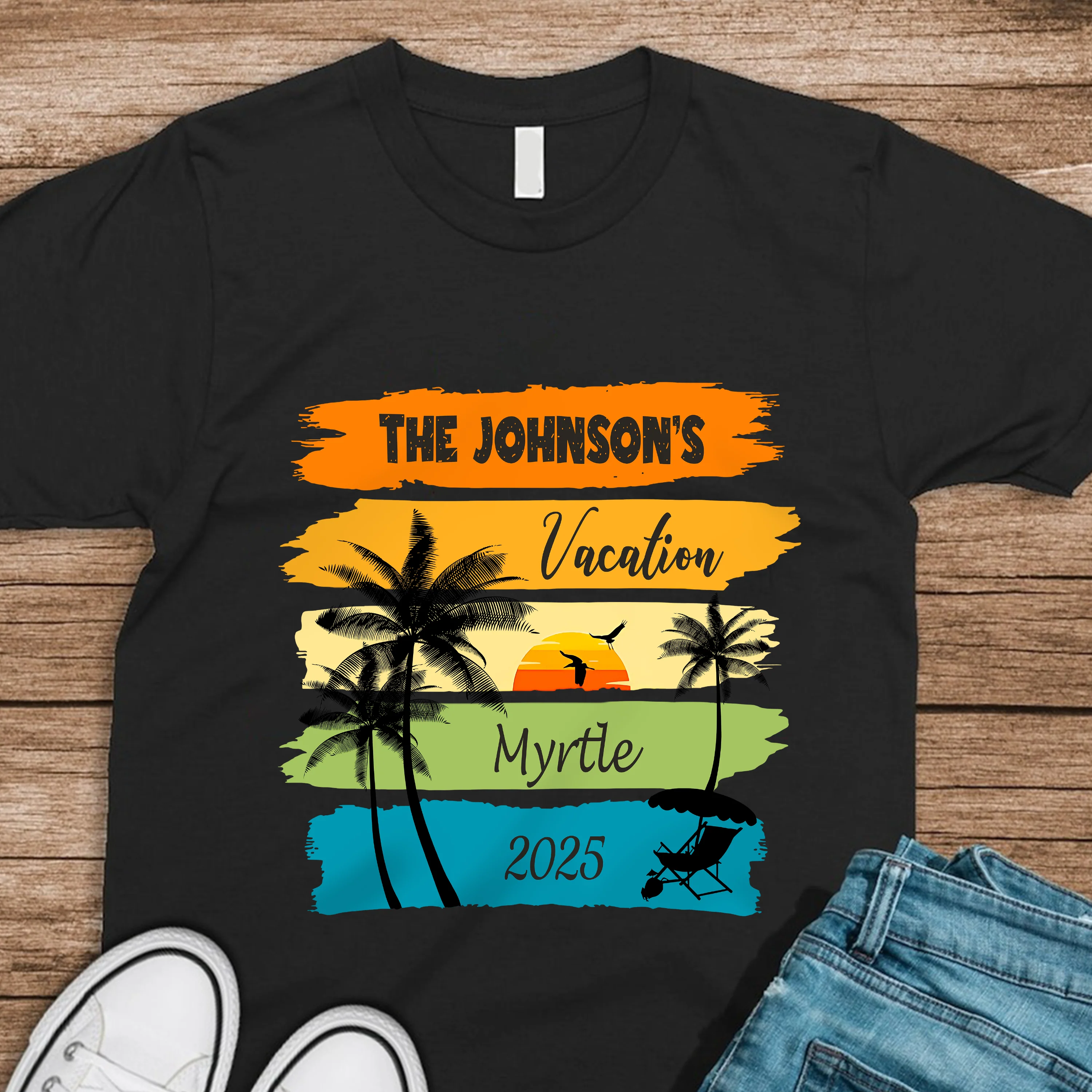 Custom Family Vacation Shirts 2025 – Personalized Family Trip Dark Shirts LM32 893817 - Image 6