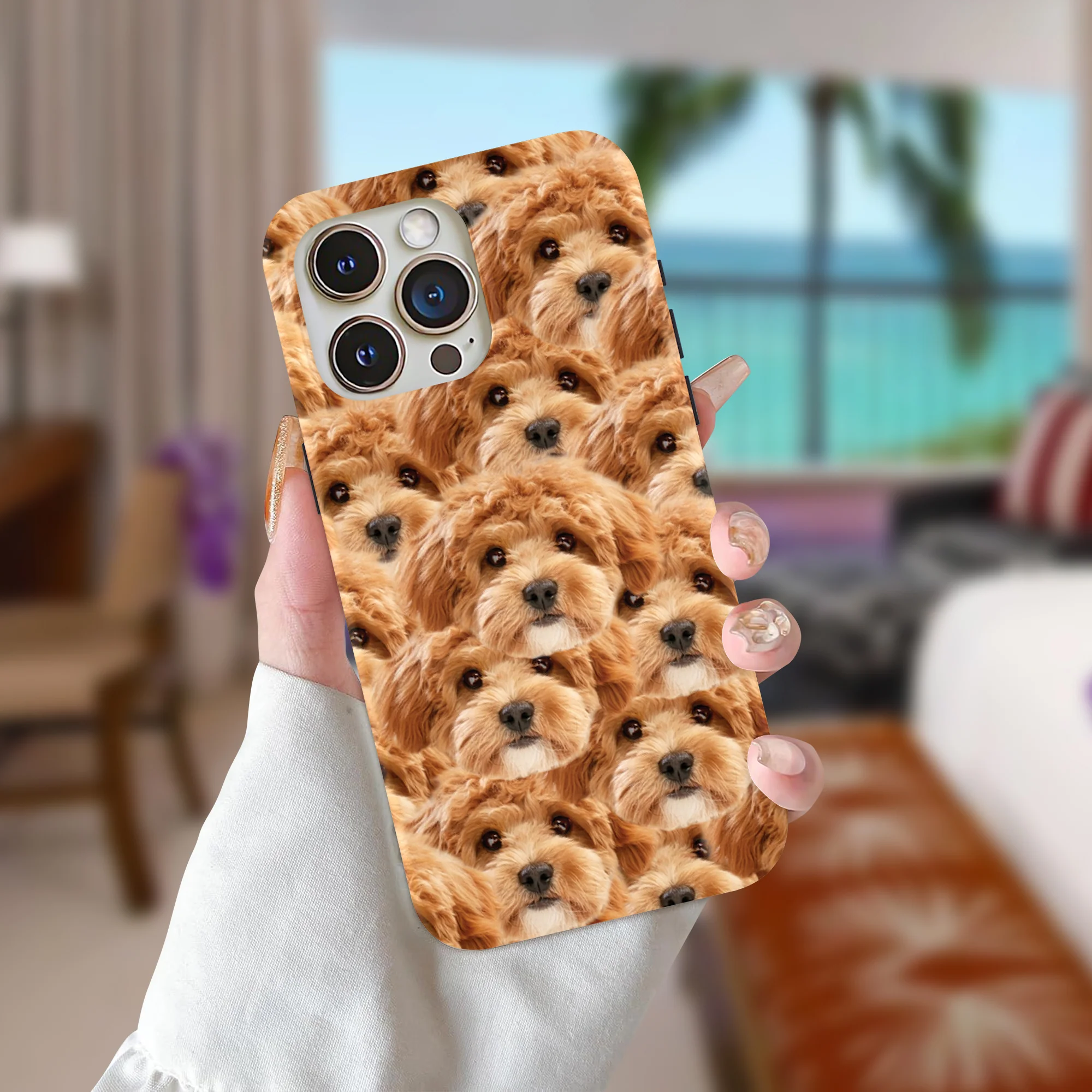 Custom Full Face Pet Photo Phone Case Gift For Pet Lover HA75 920236 - Image 3