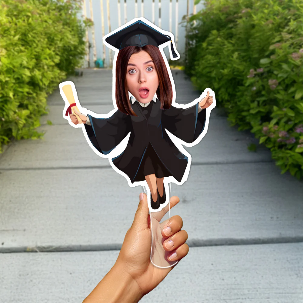 Custom Funny Face Graduation Class of 2026 Decoration Face Fan HO82 901922 - Image 3