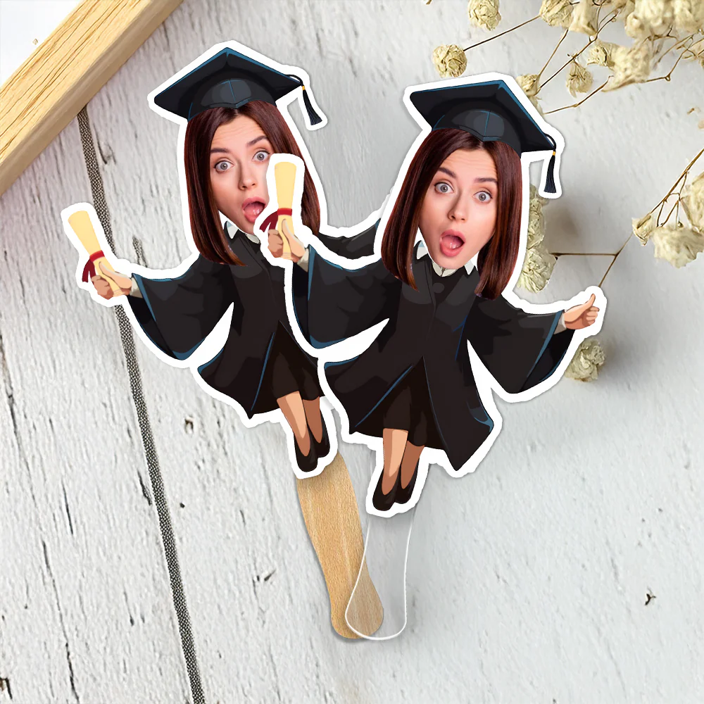 Custom Funny Face Graduation Class of 2026 Decoration Face Fan HO82 901922 - Image 6