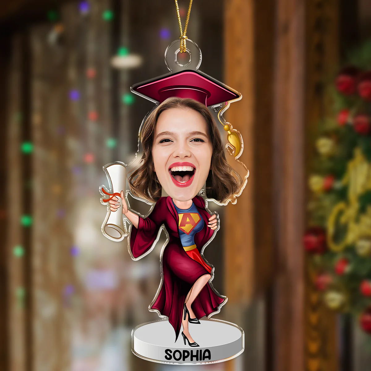 Custom Graduation Photo Acrylic Ornament Gifts For Graduation LM32 897315 - Image 4