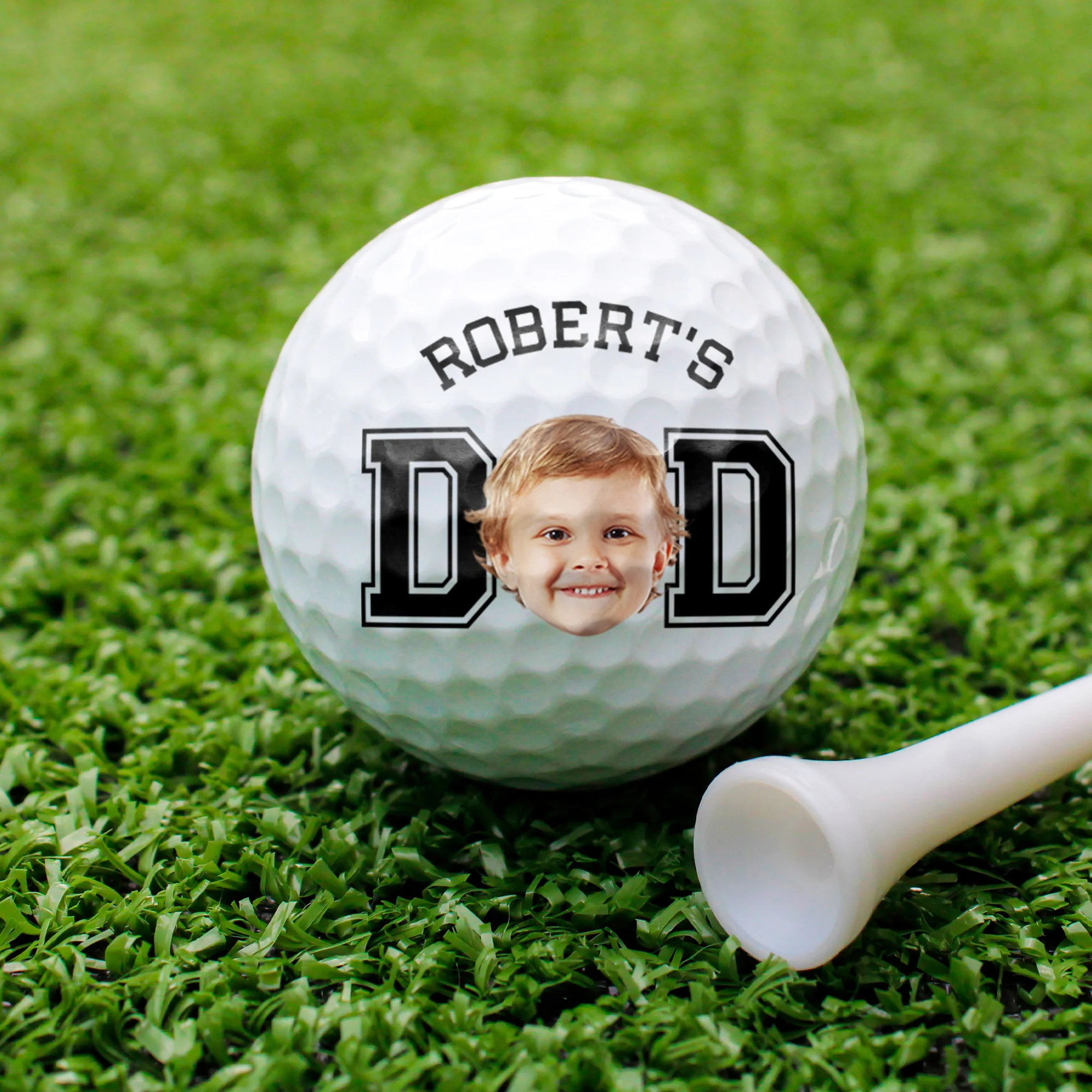 Custom Kid Photo Golf Ball Gift For Mom & Dad HA75 921338 - Image 6