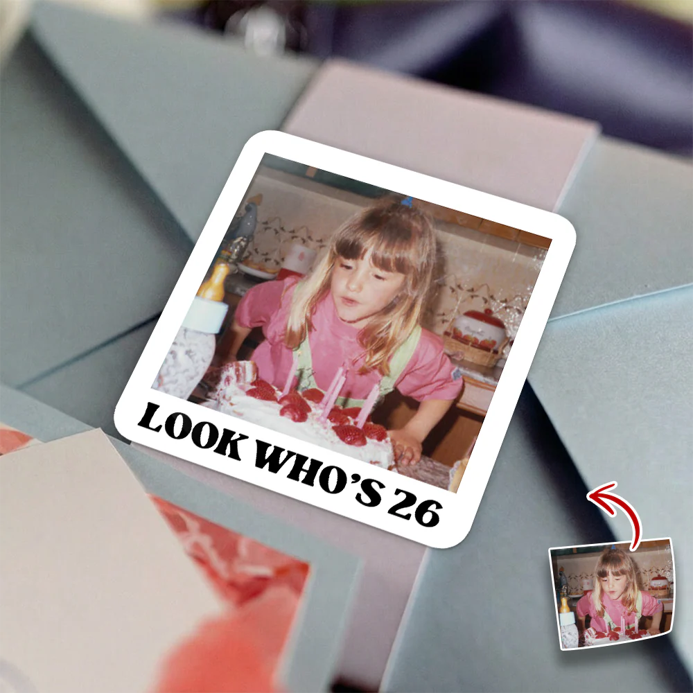 Custom Look Who’s Photo Roll Sticker For Birthday Decor LM32 899907 - Image 2
