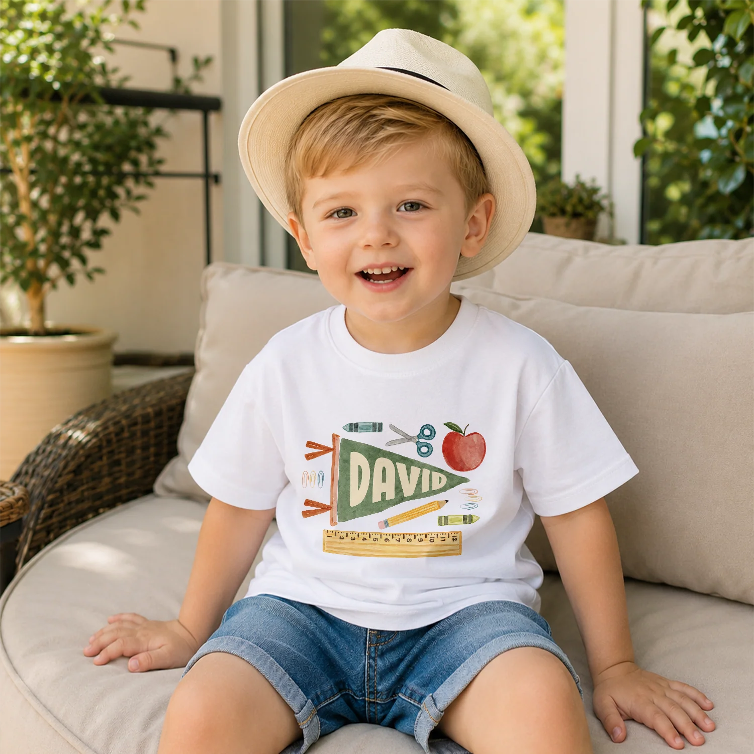 Custom Name Back to School Kids Shirt – Cute Back to School Gift for Boys & Girls TH10 170211 - Image 7