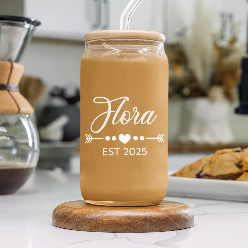 Custom Name Glass Can With Lid Gift For Family TH10 896921 - Image 4