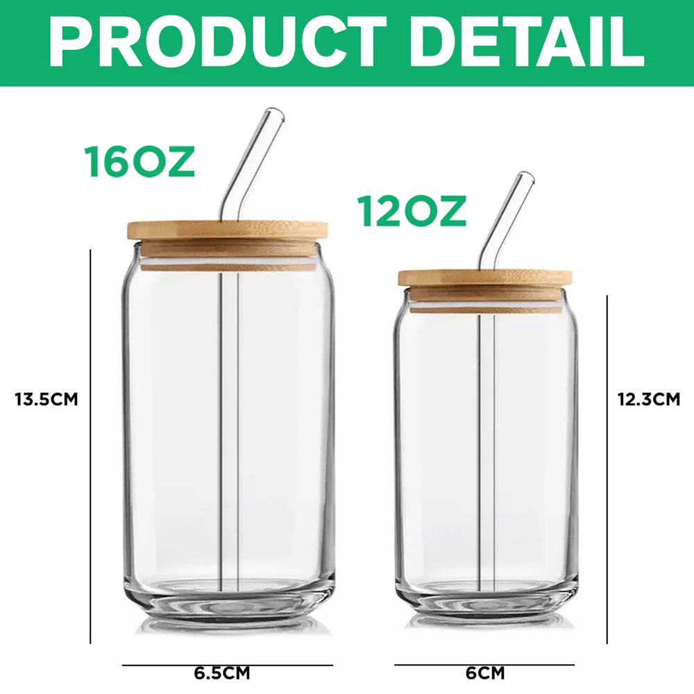 Custom Name Heart Glass Can With Lid Gift For Family TH10 896905 - Image 7