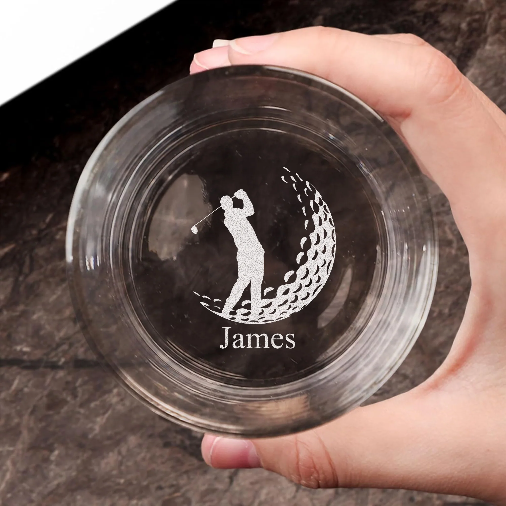 Custom Name Husband Dad Papa Golf Legend For Golfers - Personalized Engraved Whiskey Glass HO82 900908 - Image 3