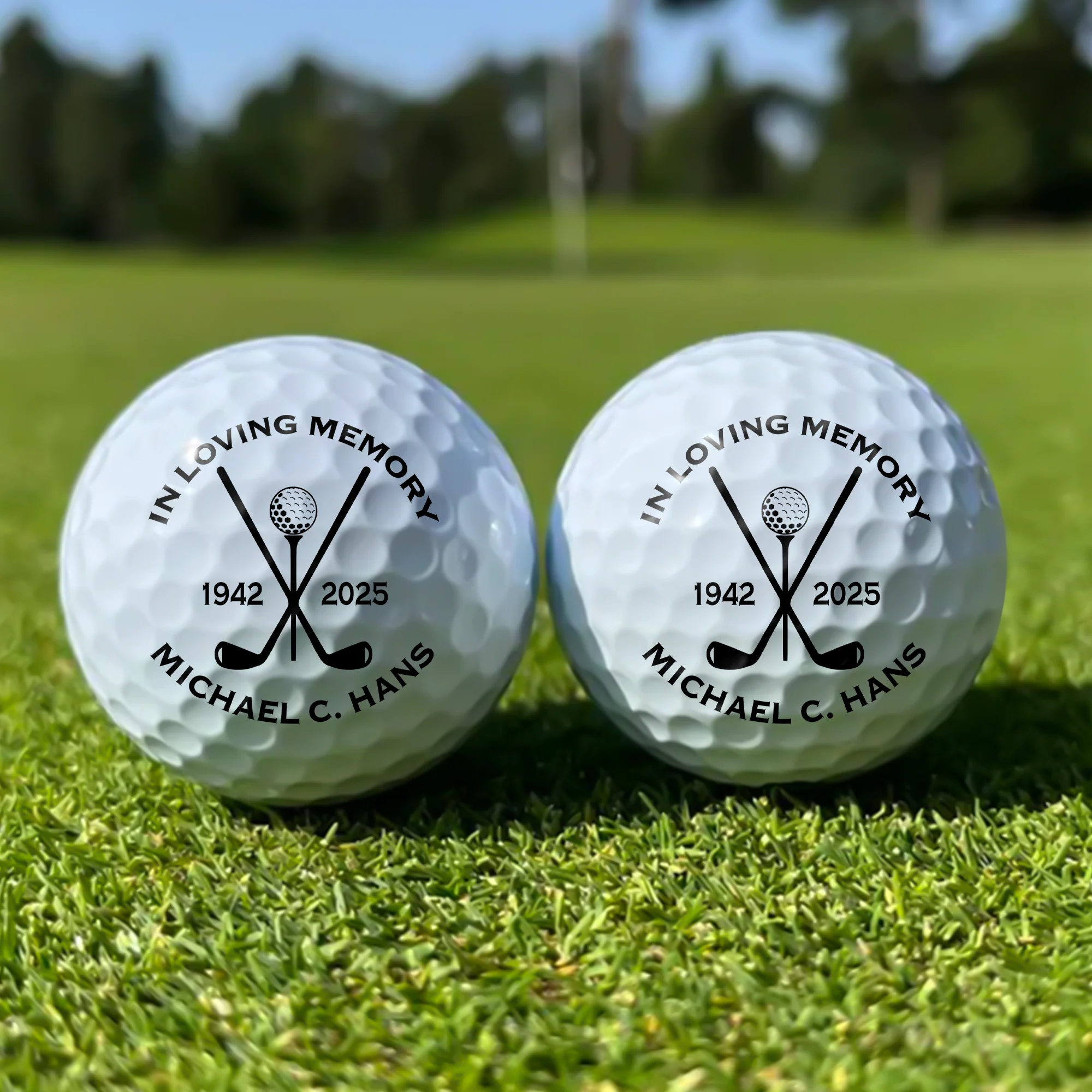 Custom Name In Loving Memory Golf Ball Perfect Gift for Golf Lovers TH10 898155 - Image 3