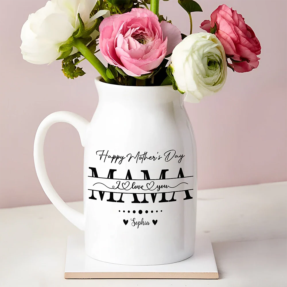 Custom Name Mom We Love You Vase For Mother's Day CH07 910878 - Image 2