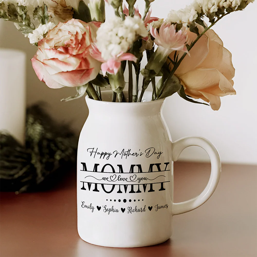 Custom Name Mom We Love You Vase For Mother's Day CH07 910878 - Image 3
