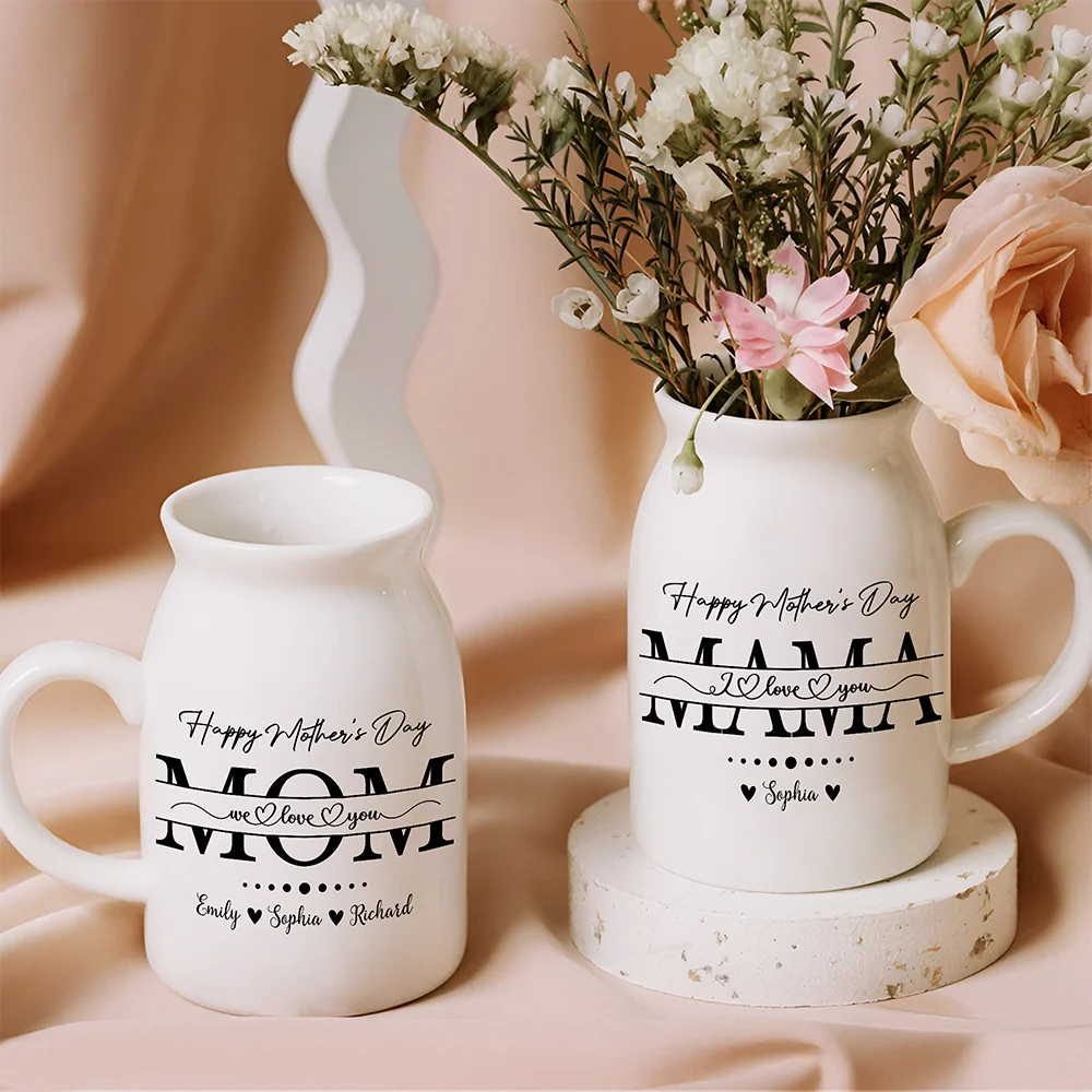 Custom Name Mom We Love You Vase For Mother's Day CH07 910878 - Image 4