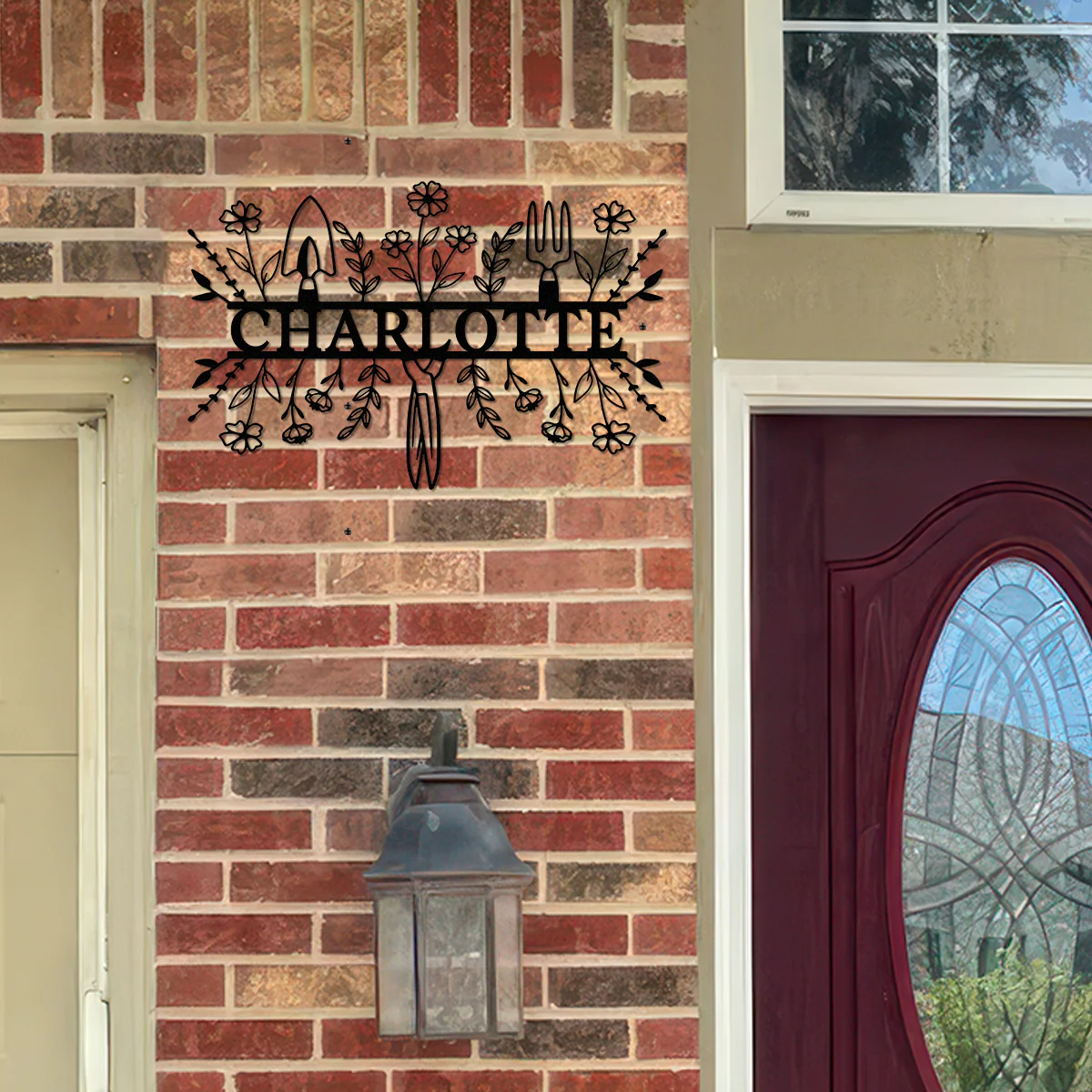 Custom Name Grandma's Garden Monogram Metal Sign Gift for Gardener, Metal Yard Decor LM32 899243 - Image 7