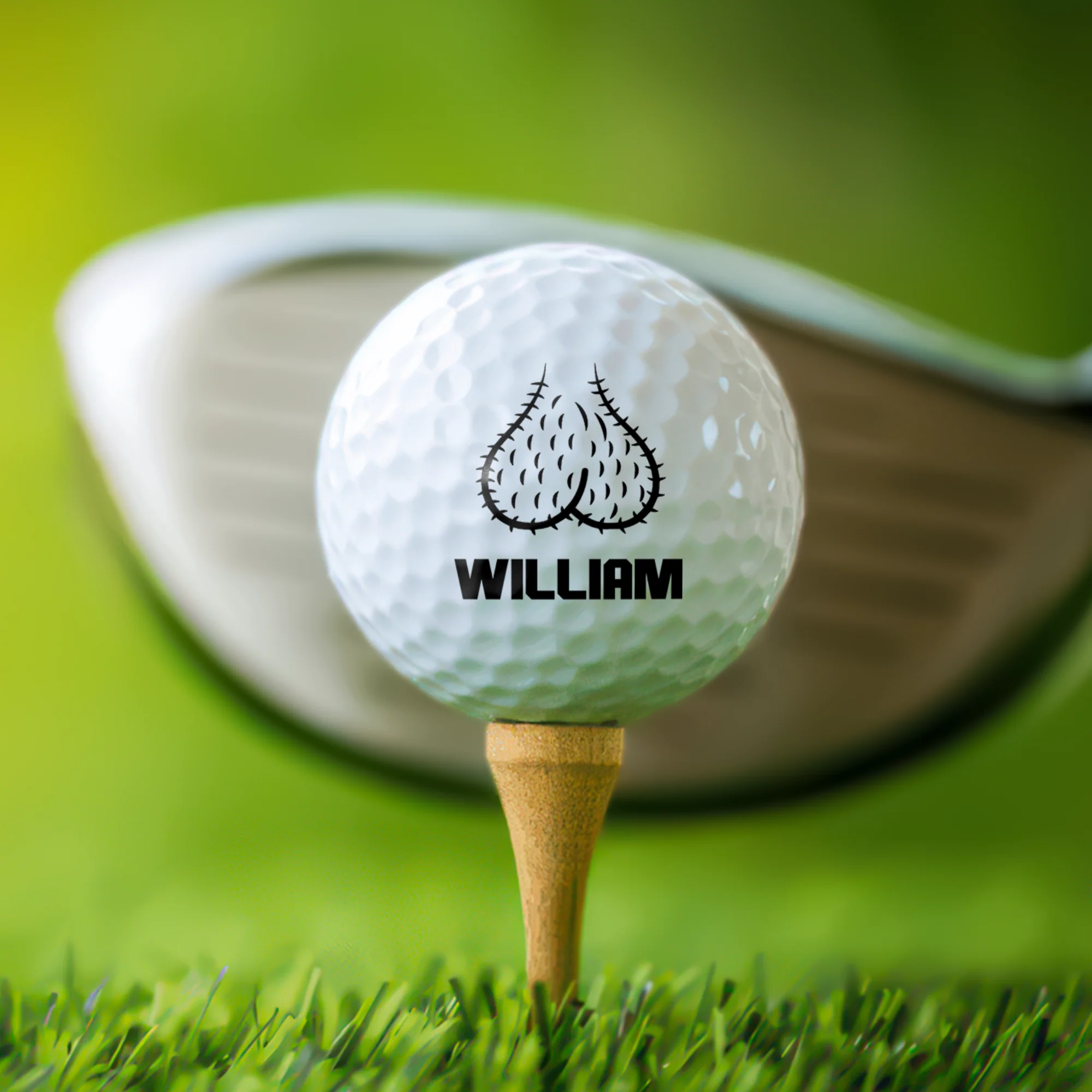 Custom Name Sack Ball Personalized Golf Ball Funny Gifts for Men CH07 899750 - Image 3