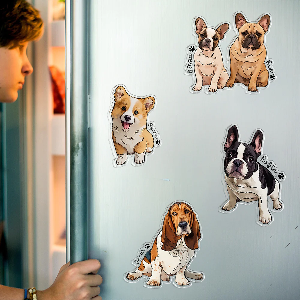 Custom Pet Photo Acrylic Magnet Gift For Pet Lovers HO82 900778 - Image 3
