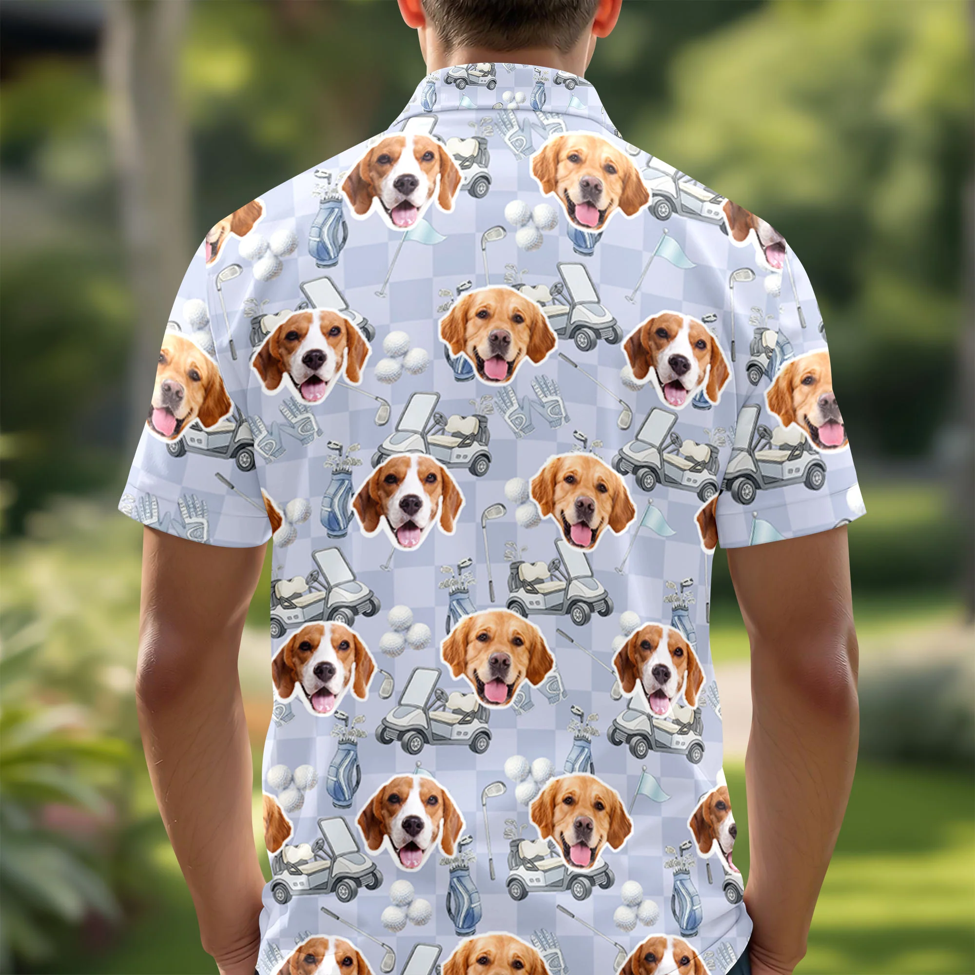 Custom Pet Photo Golf Polo Shirt Gift For Golfer, Golf Lovers, Dog Cat Lovers HO82 900840 - Image 8