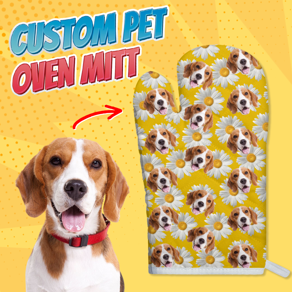 Custom Pet Photo Oven Mitt Gift for Pet Lovers TH10 894417 - Image 7