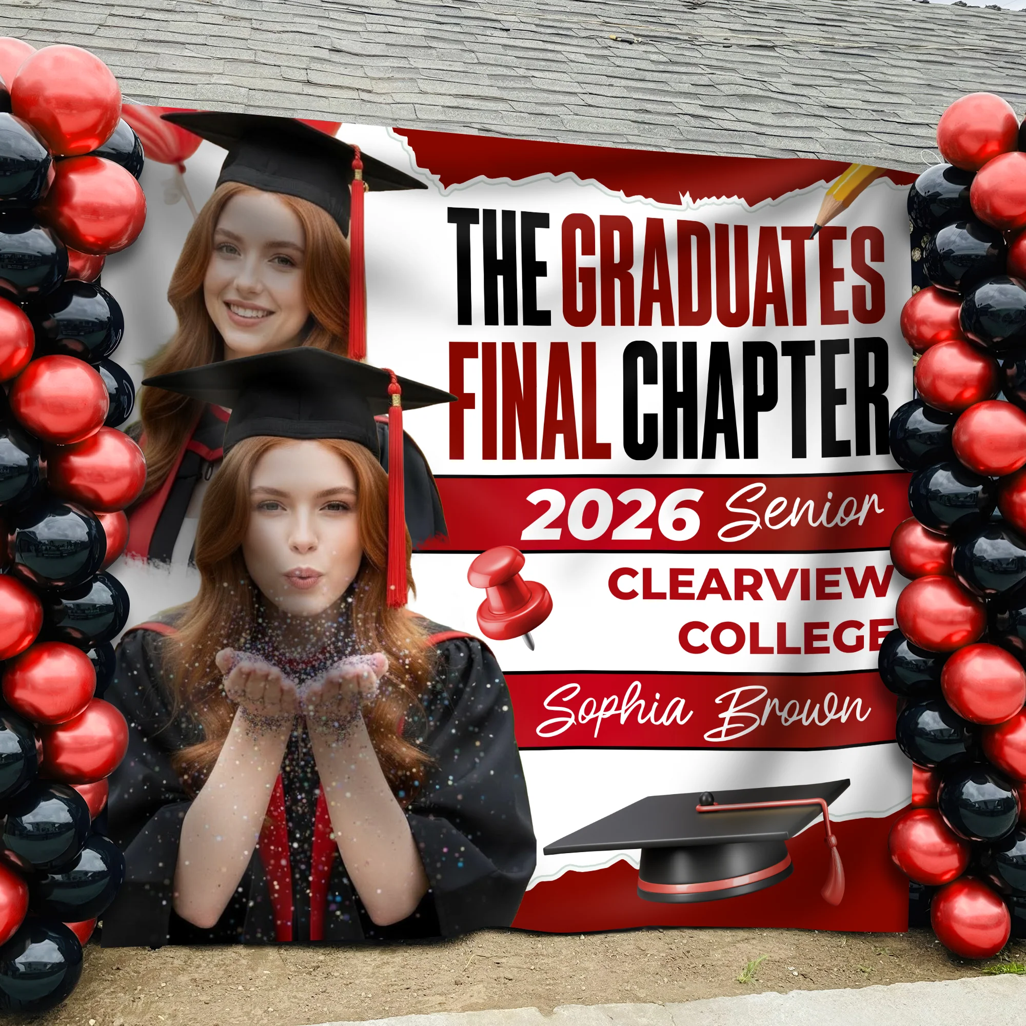 Custom Photo 2026 Senior Graduation Party Backdrop LM32 899493 - Image 7