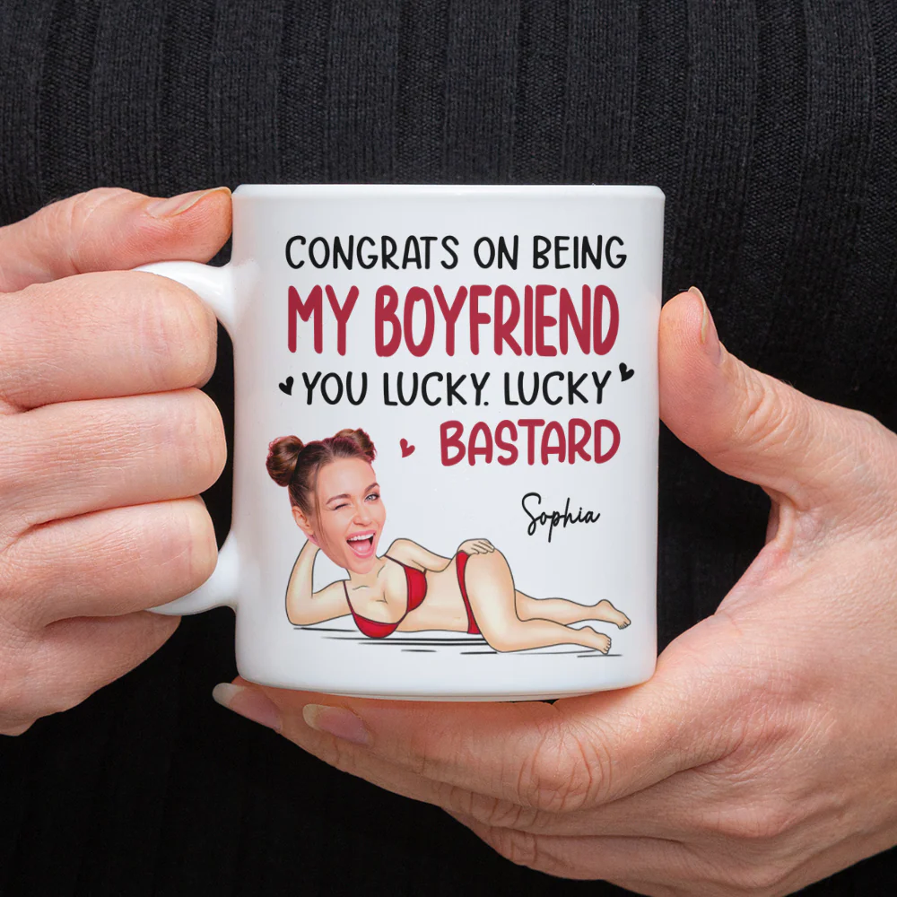 Custom Photo Anniversary Wedding Personalized Mug Gifts For Husband And Wife, Him And Her LM32 897577 - Image 2
