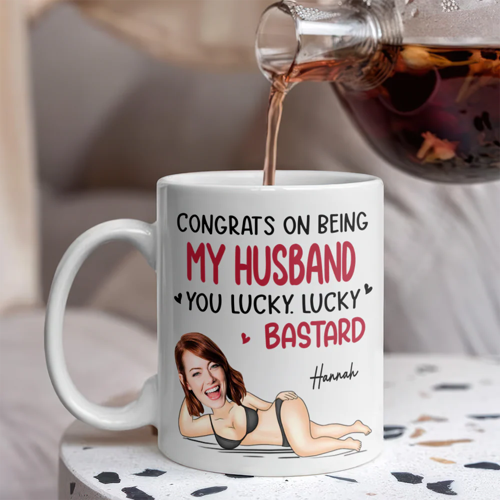 Custom Photo Anniversary Wedding Personalized Mug Gifts For Husband And Wife, Him And Her LM32 897577 - Image 3