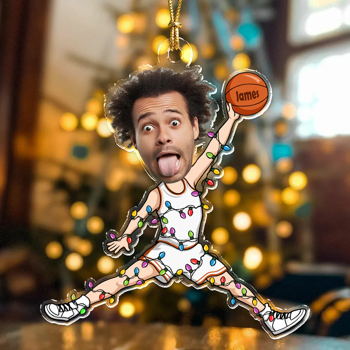 Custom Photo Basketball Players Personalized Acrylic Ornament HA75 897822 - Image 5