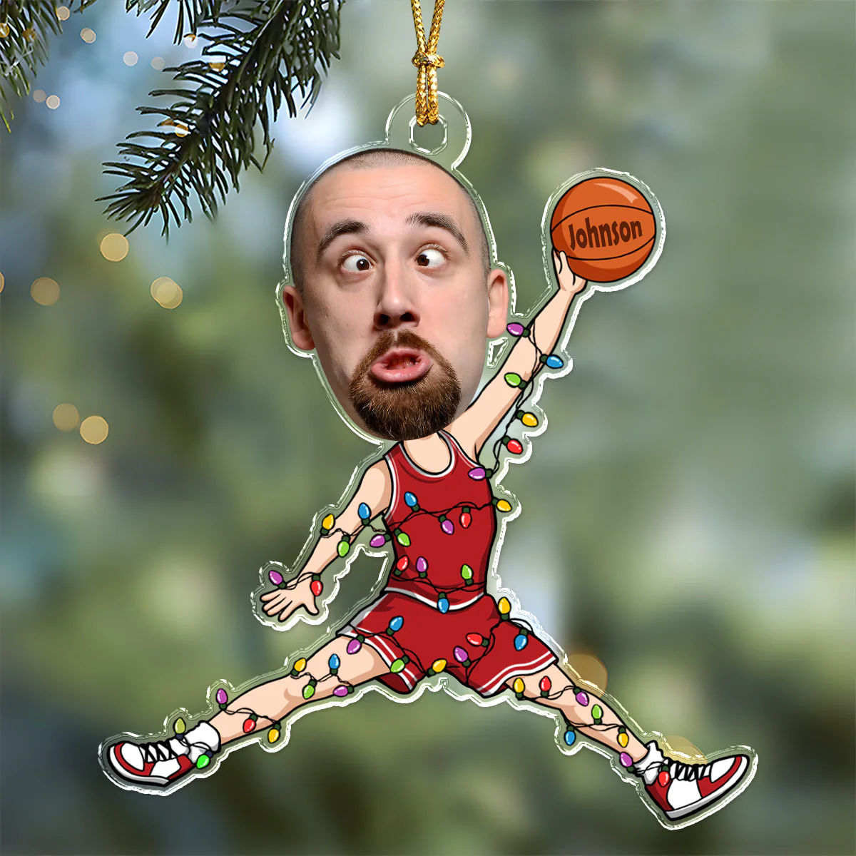 Custom Photo Basketball Players Personalized Acrylic Ornament HA75 897822 - Image 6