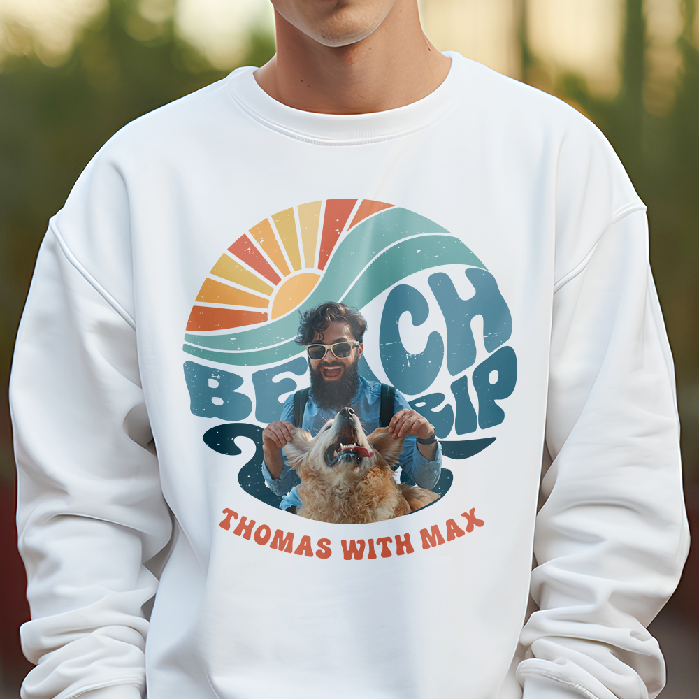 Custom Photo Beach Shirt – Personalized Summer Shirt For Beach Trip, Beach Vacation LM32 893809 - Image 4