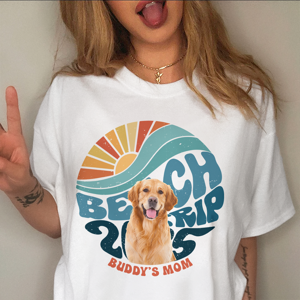 Custom Photo Beach Shirt – Personalized Summer Shirt For Beach Trip, Beach Vacation LM32 893809 - Image 5