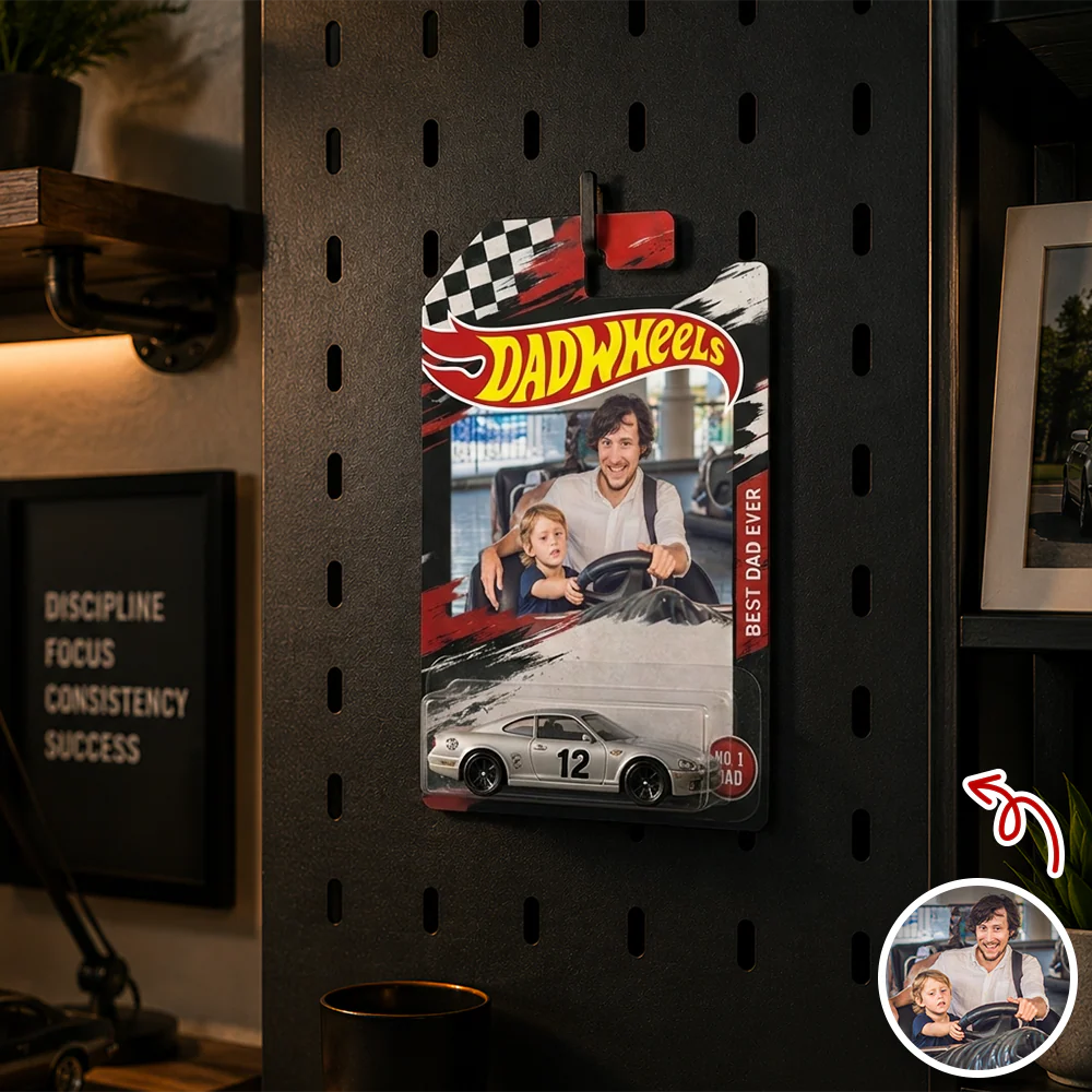 Custom Photo Best Dad Ever Dad Wheels - Gift For Father's Day HO82 902620 - Image 5