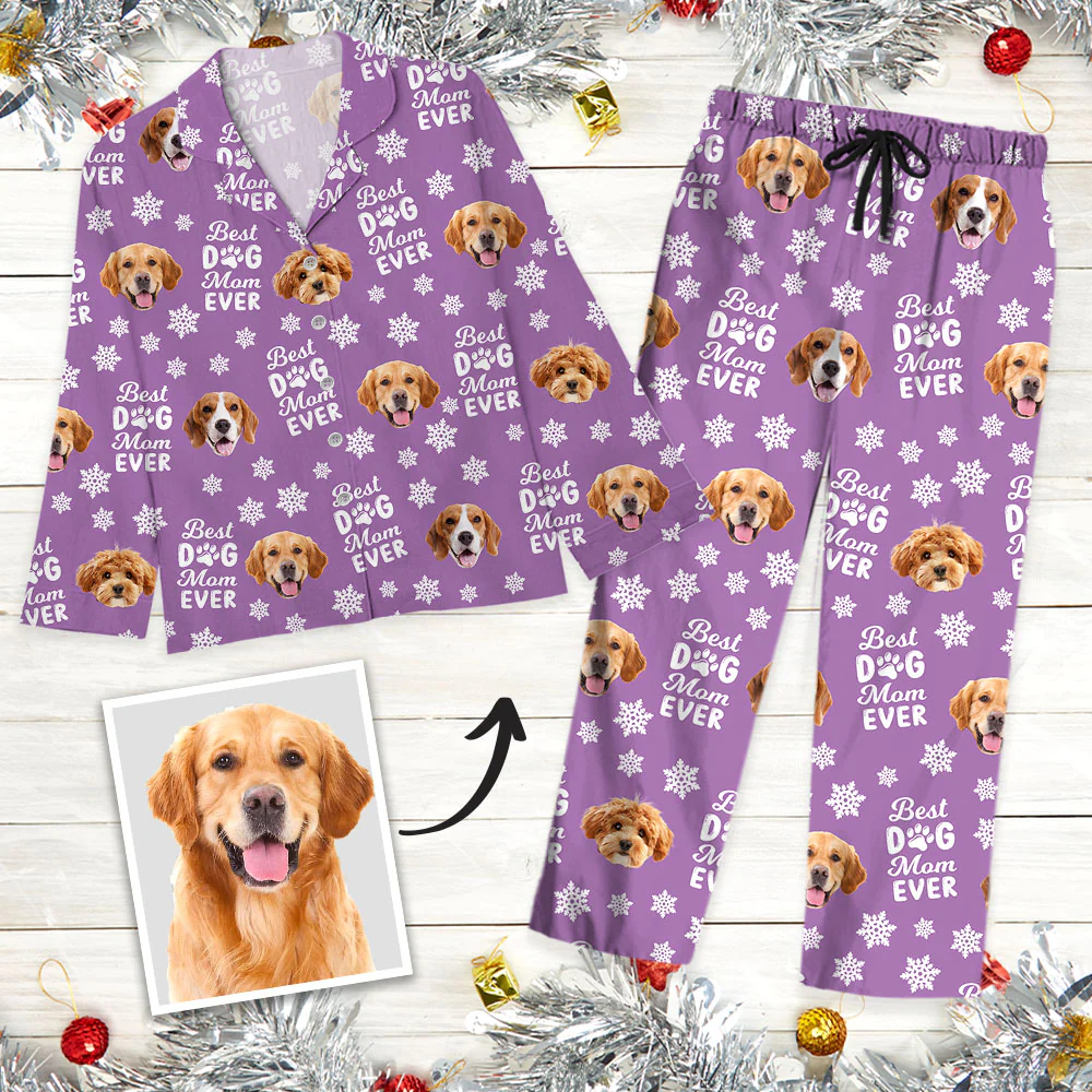 Custom Photo Best Dog Dad Dog Mom Paw Paw - Personalized Pajamas Gift For Pet Lovers HO82 894378 - Image 11