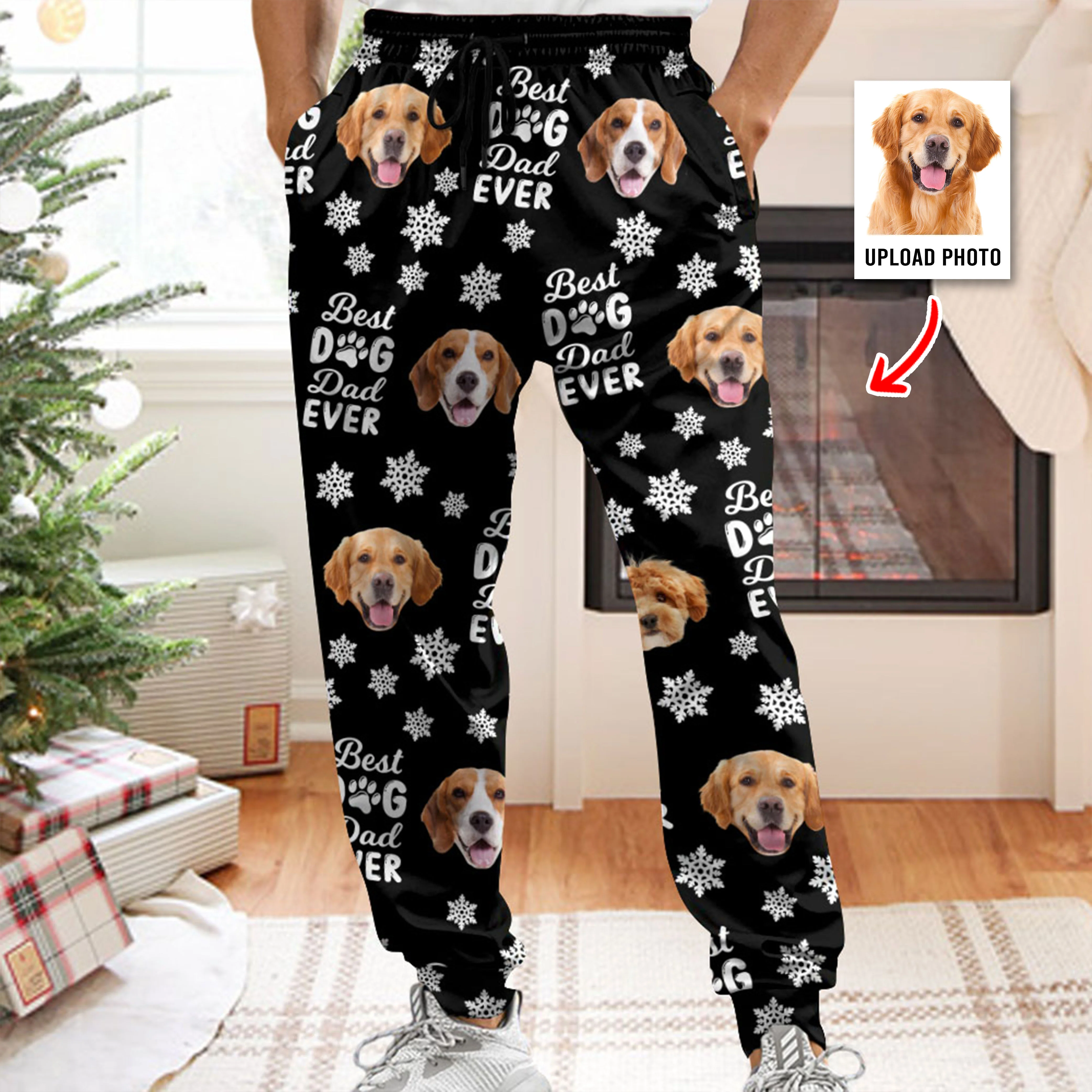 Custom Photo Best Dog Dad Dog Mom Paw Paw - Personalized Sweatpants Gift For Pet Lovers HO82 894380 - Image 5