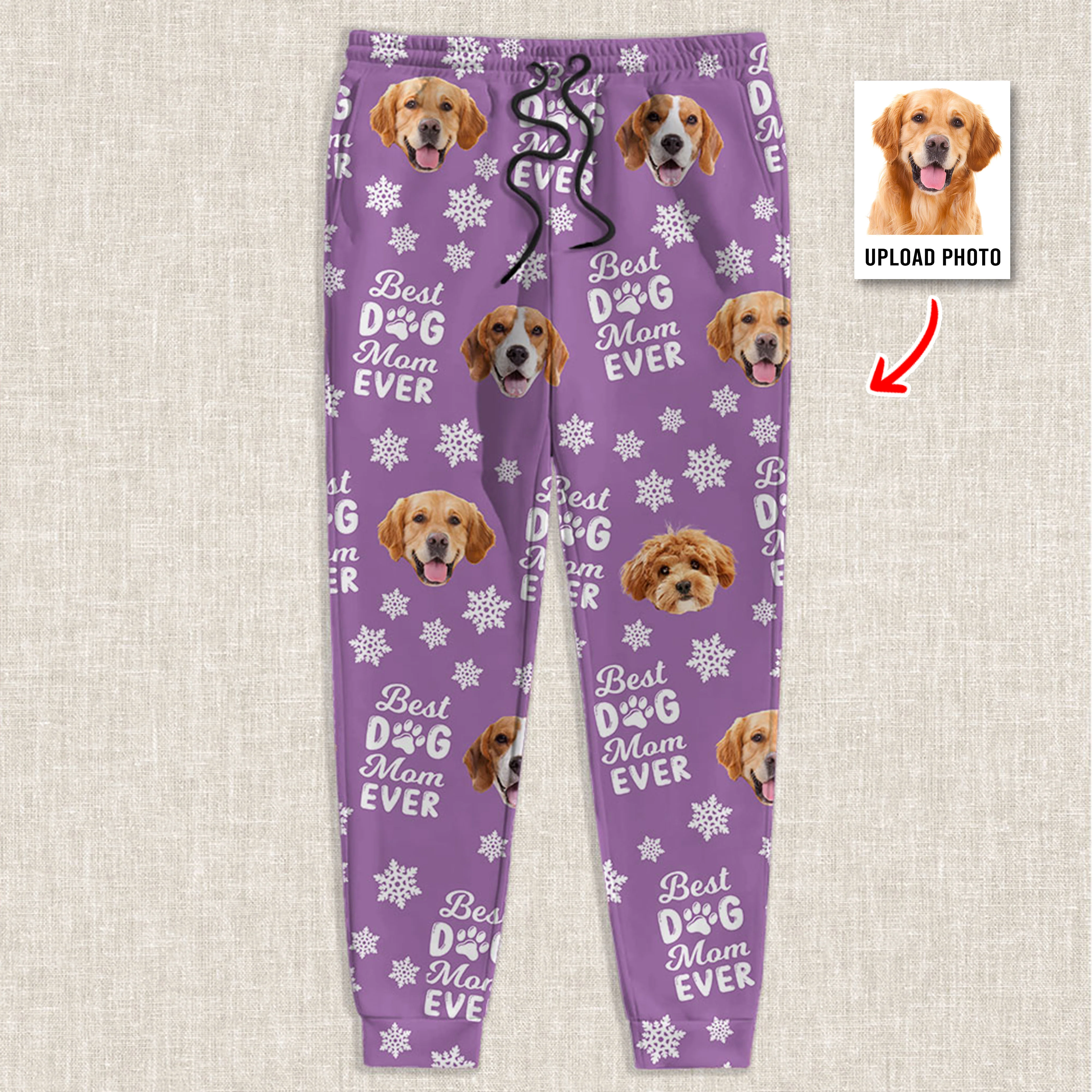 Custom Photo Best Dog Dad Dog Mom Paw Paw - Personalized Sweatpants Gift For Pet Lovers HO82 894380 - Image 6