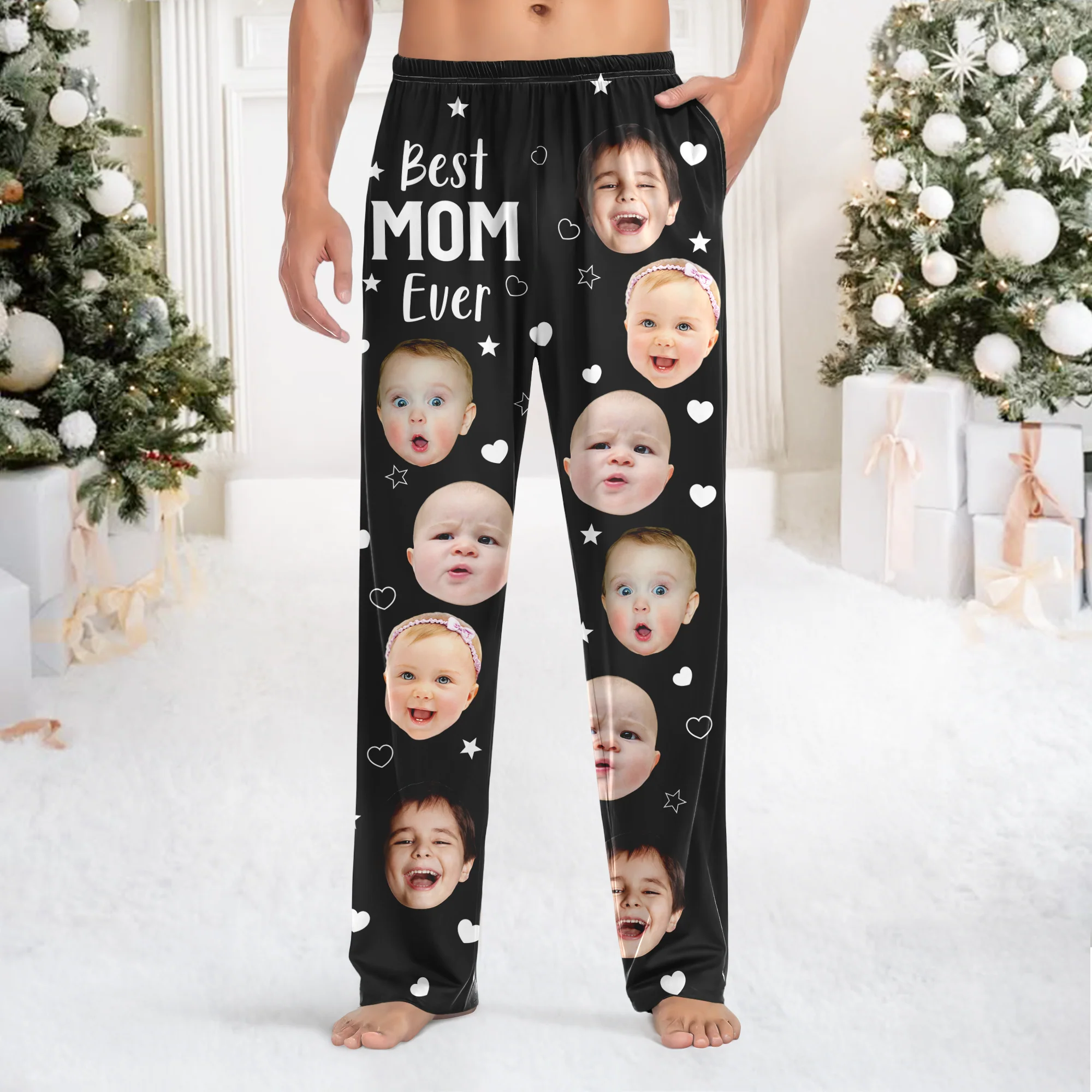 Custom Photo Best Mom Grandma Ever - Personalized Sweatpants HO82 900422 - Image 6