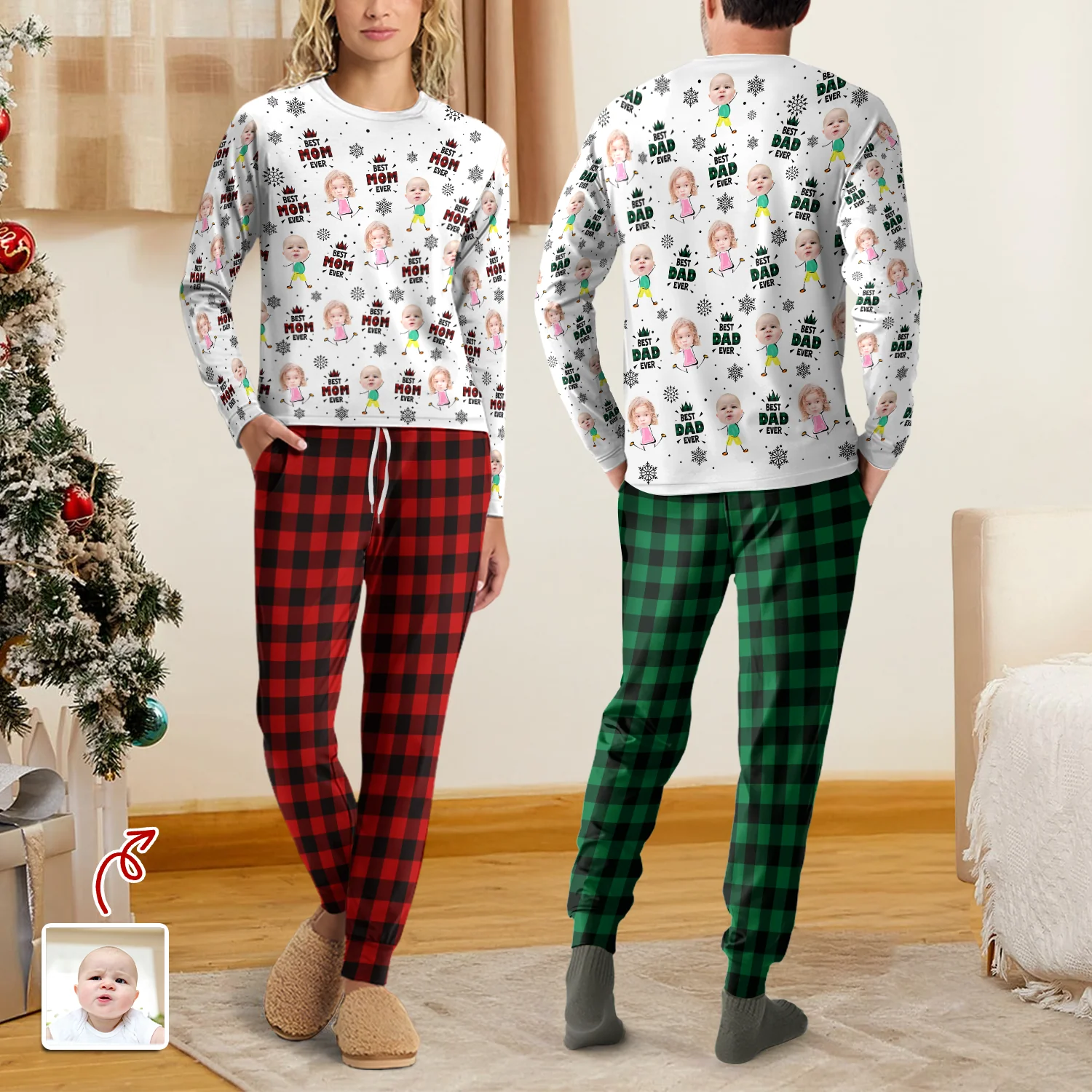 Custom Photo Best Nana Ever Gigi Papa Funny Children - Personalized Sleepwear CH07 899168 - Image 5