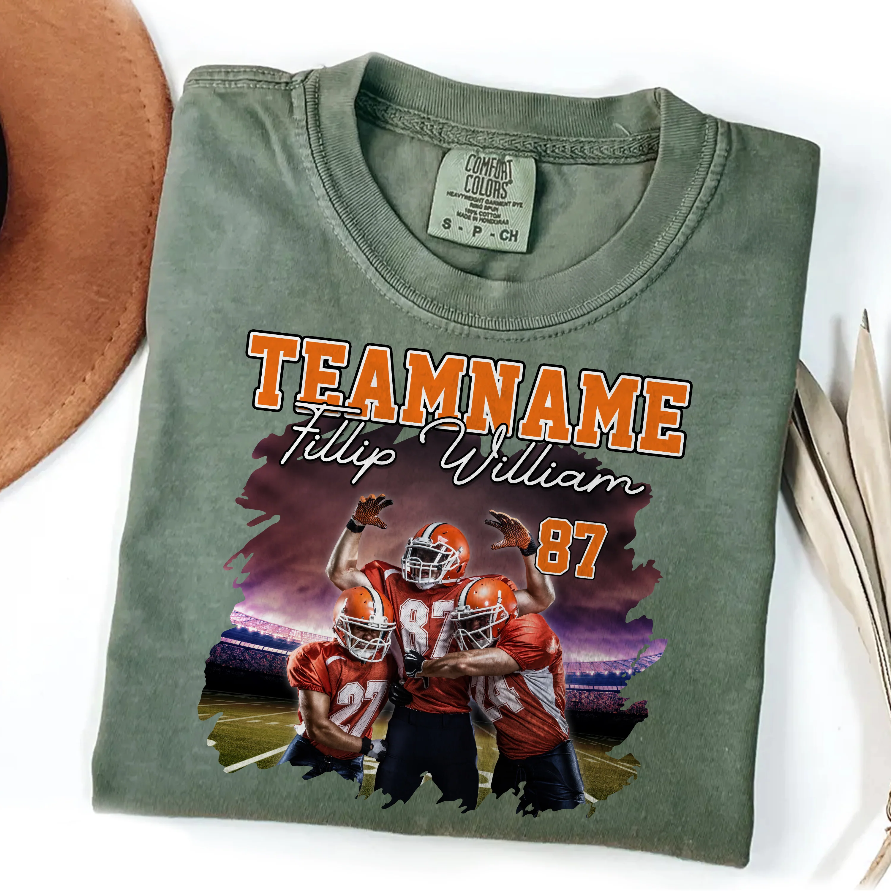 Custom Photo Bootleg Rap Tee Football Comfort Shirt CH07 899458 - Image 3