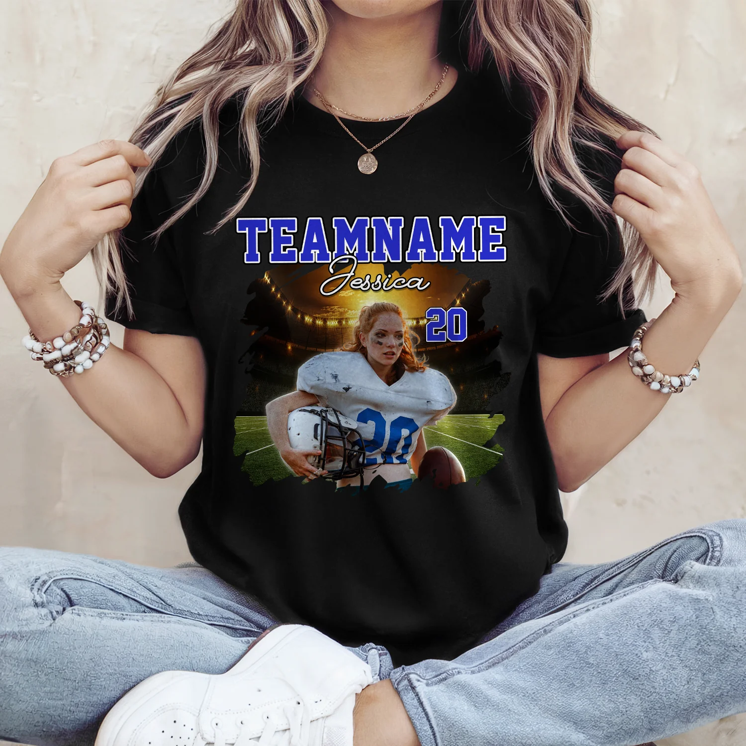 Custom Photo Bootleg Rap Tee Football Comfort Shirt CH07 899458 - Image 8