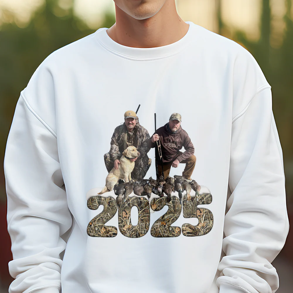 Custom Photo Bright Shirt Christmas Gifts For Duck Hunting HA75 898368 - Image 4