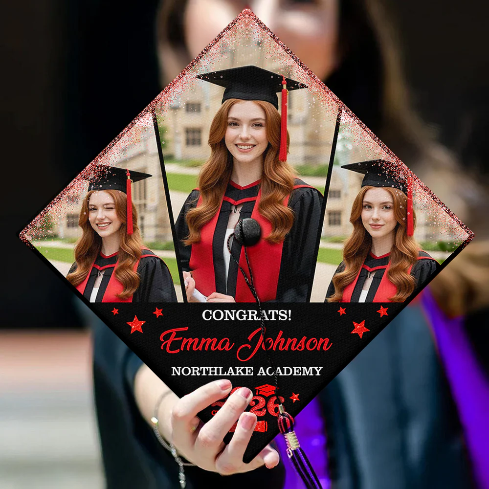 Custom Photo Class of 2026 Graduation Cap Topper Graduation Gift CH07 910890 - Image 2