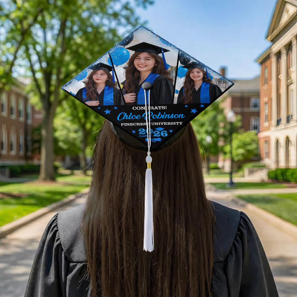 Custom Photo Class of 2026 Graduation Cap Topper Graduation Gift CH07 910890 - Image 5