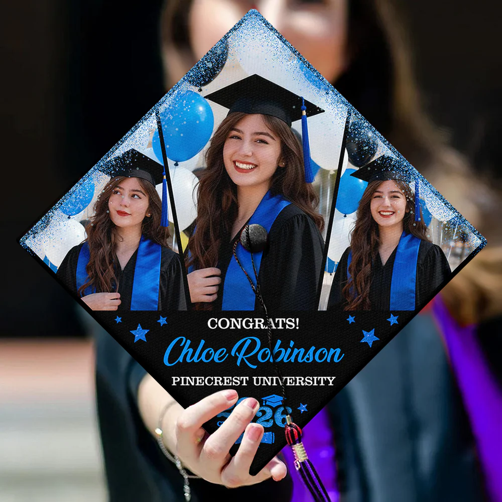 Custom Photo Class of 2026 Graduation Cap Topper Graduation Gift CH07 910890 - Image 9