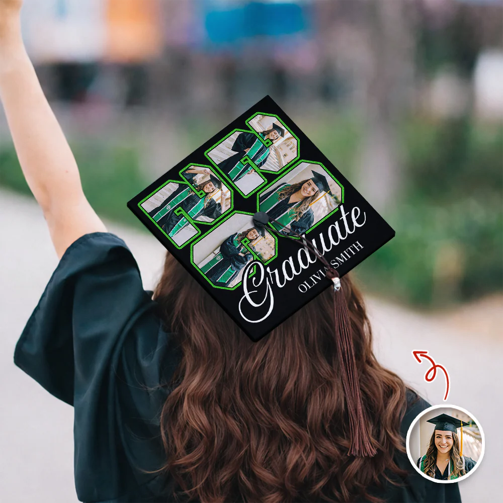Custom Photo Class Of 2026 Personalized Graduation Cap Topper HA75 920614 - Image 6