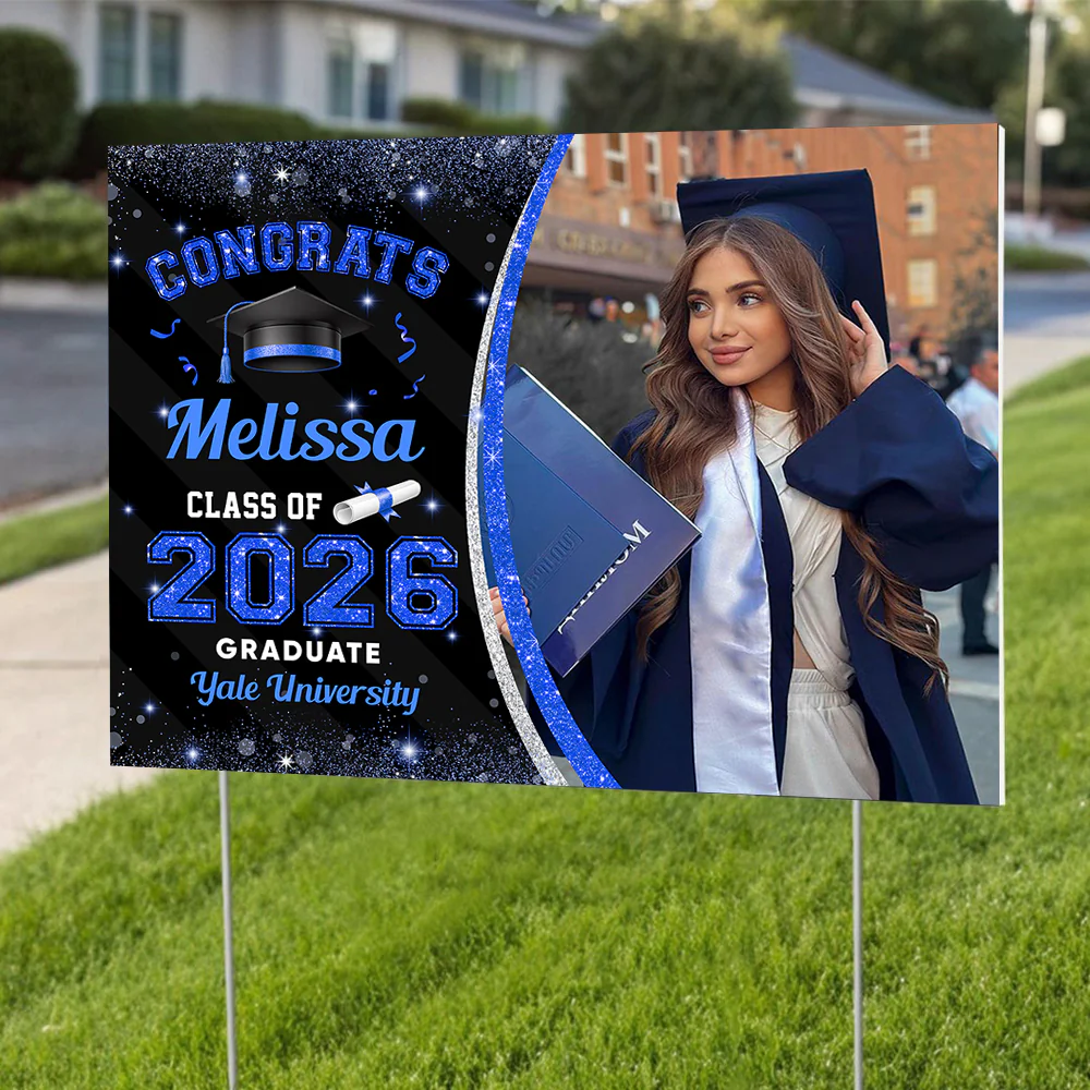 Custom Photo Class Of 2026 Personalized Graduation Yard Sign HA75 920462 - Image 10